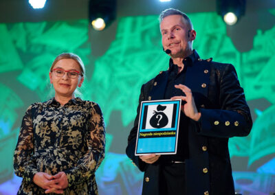 Iluzjonista występ sceniczny