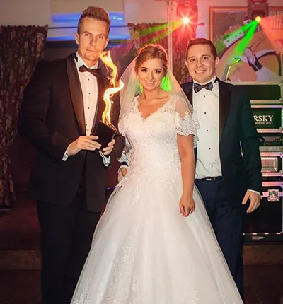 Iluzjonista na wesele grafika