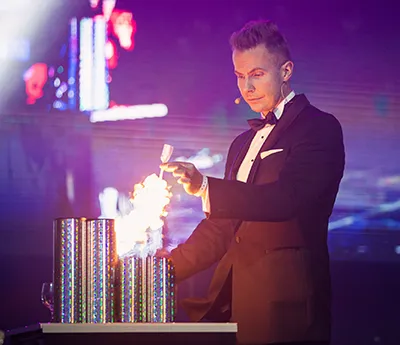 Iluzjonista na imprezę grafika